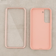 Etui do Samsung Galaxy S22, Suritch Full Body, różowe rose gold