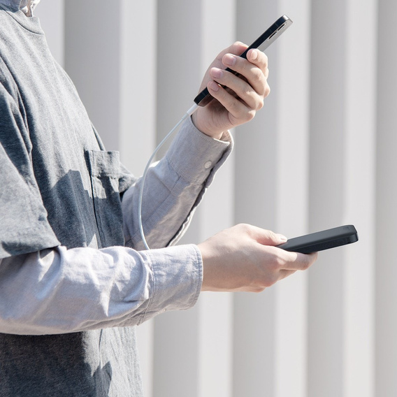 Kabel USB do Lightning Baseus Superior Series, 2.4A, 0.25m - biały