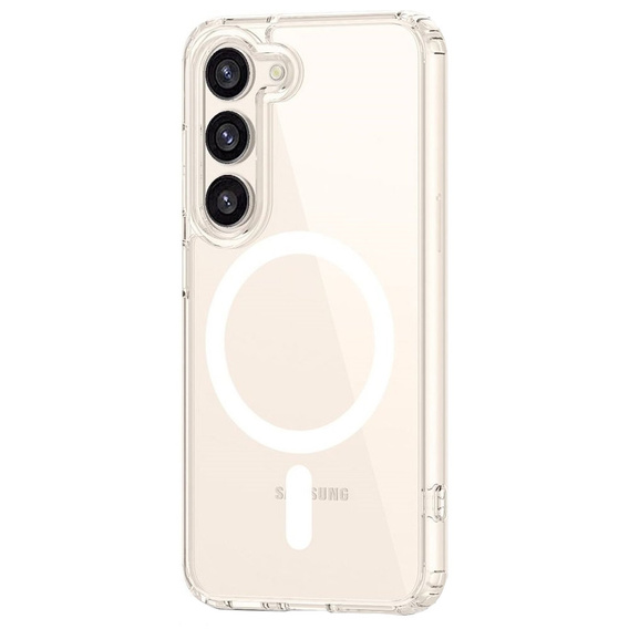 Etui Tech-Protect do Samsung Galaxy S23, FlexAir Hybrid MagSafe, Przezroczyste
