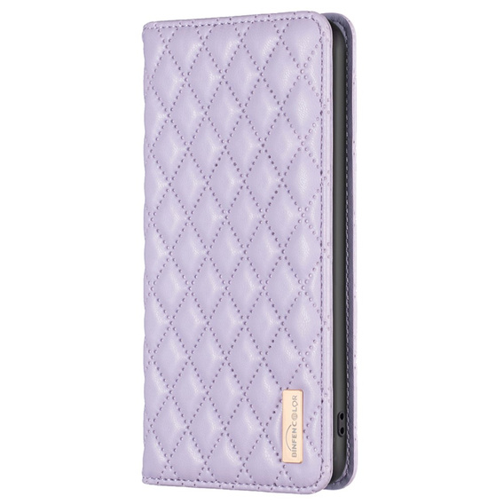 Etui z klapką do Oppo A38 4G, Wallet, BINFEN COLOR, fioletowe