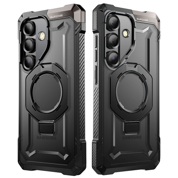 Etui Supcase do Samsung Galaxy S25 FE, Unicorn Beetle Grip Mag, Czarne