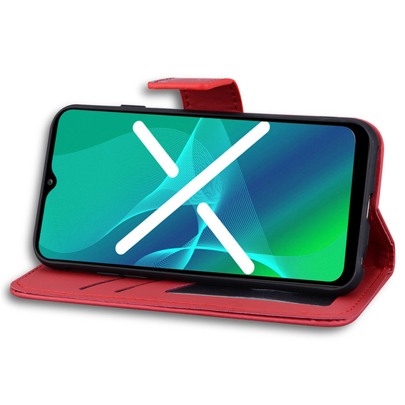 Etui Wallet do Samsung Galaxy A52 / A52S, Cat, Red