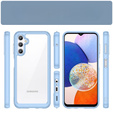 Etui do Samsung Galaxy A14 4G/5G, Fusion Hybrid, przezroczyste / niebieskie