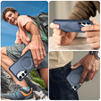 Etui do Samsung Galaxy S25/S24 magnetyczne, z podstawką – niebieskie