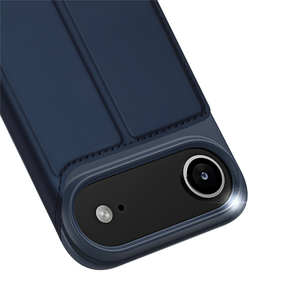 Etui Dux Ducis do iPhone 17 Air, Skin Pro, z klapką, z miejscem na kartę, granatowe