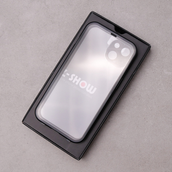 Etui do iPhone 13, Magnetic Dual Glass, czarne