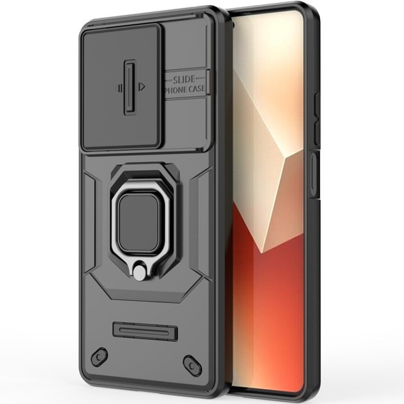 Etui KickStand Camera Lens do Xiaomi Redmi Note 13 5G, czarne