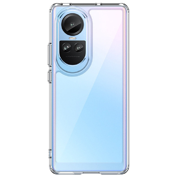 Etui do Oppo Reno 10 / 10 Pro, Fusion Hybrid, przezroczyste