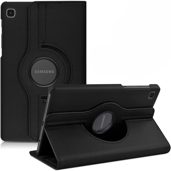 Etui do Samsung Galaxy Tab A7 Lite 8.7 T220 / T225, Obrotowe 360, Czarne