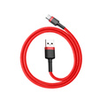 Baseus kabel USB-A na USB-C 0,5 m Cafule 3 A - Czerwono-Czarny