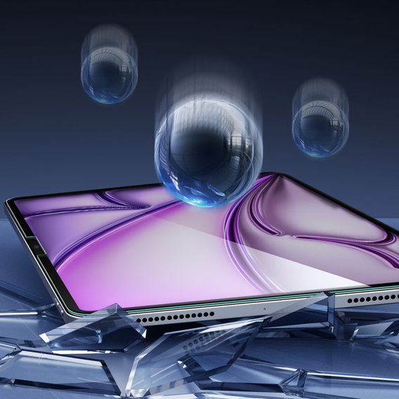 Szkło Hartowane ESR do iPad Air 13" 2025/2024 (7/6 gen.), z ramką do montażu (2 sztuki)