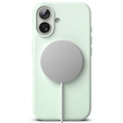 Etui Ringke do iPhone 17, Silicone MagSafe, Soft Mint
