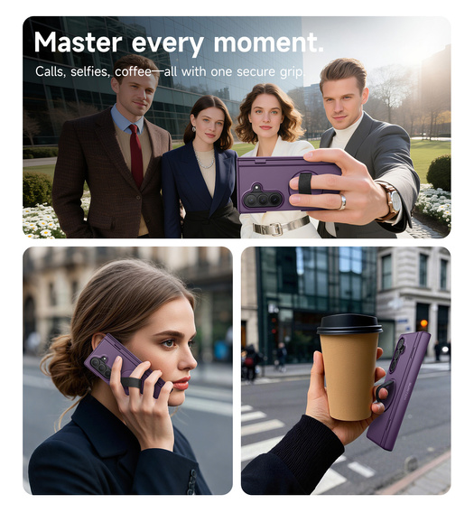 Etui Suritch z podstawką 360° i wbudowaną osłoną ekranu do Samsung Galaxy Z Fold7