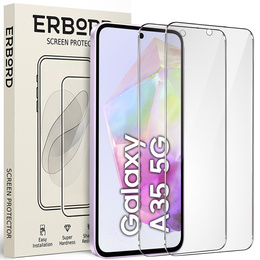 2x Szkło Hartowane ERBORD 9H Hard Glass do Samsung Galaxy A35 5G – pewna ochrona ekranu