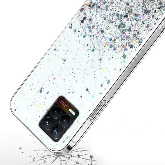 Etui do Realme 8 / 8 Pro, Glittery, przezroczyste