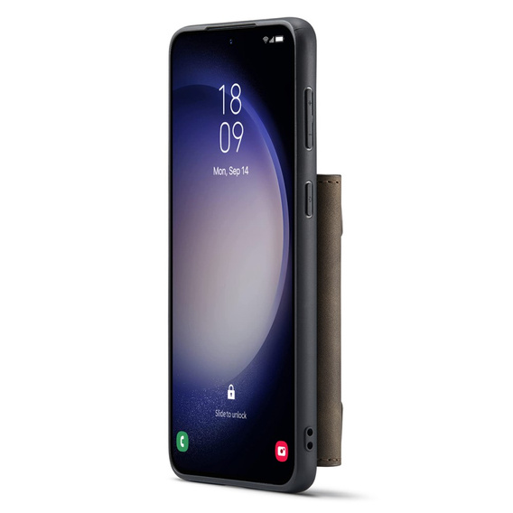 Etui do Samsung Galaxy A56 5G, DG.MING 2in1, kawowe