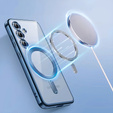 Etui do Samsung Galaxy A55 5G, Electro MagSafe, niebieskie + Szkło na ekran