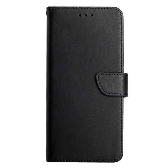 Etui z klapką do Samsung Galaxy A35 5G, Nappa Texture Wallet, czarne