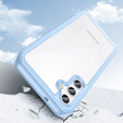 Etui do Samsung Galaxy A14 4G/5G, Fusion Hybrid, przezroczyste / niebieskie
