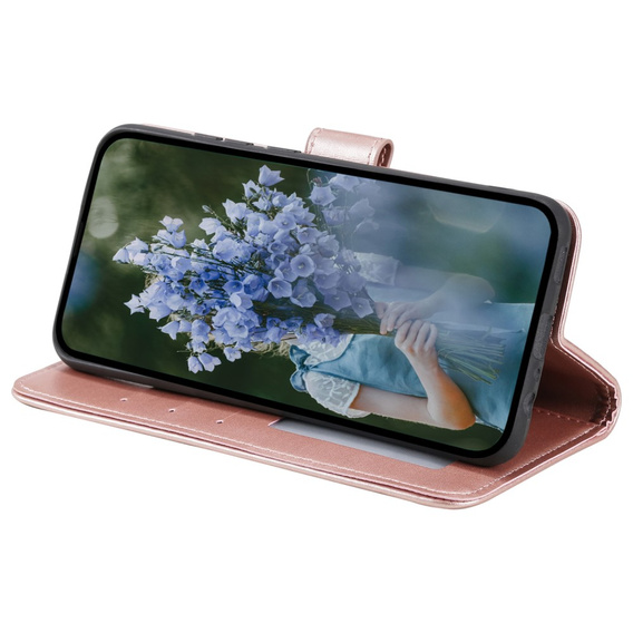 Etui z klapką do Samsung Galaxy A05s 4G, Mandala, różowe