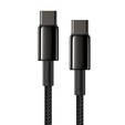 Baseus Tungsten kabel USB-C na USB-C 2 m 100 W - Czarny
