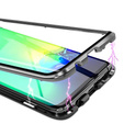 Etui do iPhone 11 Pro Max, Magnetic Dual Glass, czarne