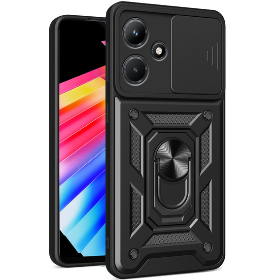 Etui pancerne do Infinix Hot 30i, CamShield Slide, czarne