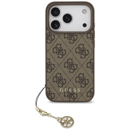 Etui GUESS 4G Metal Gold Logo, do MagSafe do iPhone 17 Pro