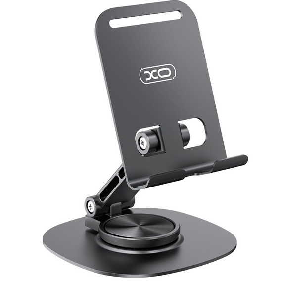 Podstawka do telefonu XO C151 czarna obrotowa 360