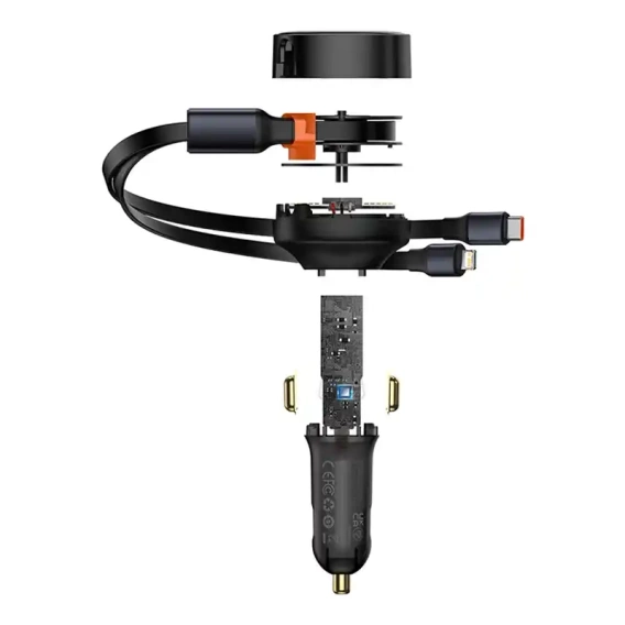 Ładowarka samochodowa Baseus Enjoyment 30W do smartfonów, tabletów i innych urządzeń mobilnych