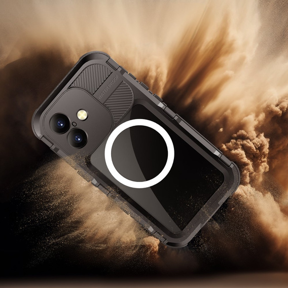 SHELLBOX M Series Waterproof Case do iPhone 16 – Czarny
