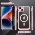 Etui do iPhone 13, ERBORD Impact Guard, do MagSafe, różowe