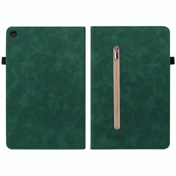 Etui do Lenovo Tab M10 10.1 Gen 3, Wallet Pen Slot, zielone
