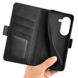 Etui z klapką do Asus Zenfone 9 5G / 10 5G, Wallet PU Leather Case, czarne