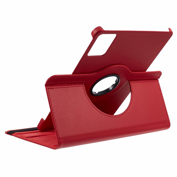 Etui do Lenovo Tab M11, Obrotowe 360, czerwone