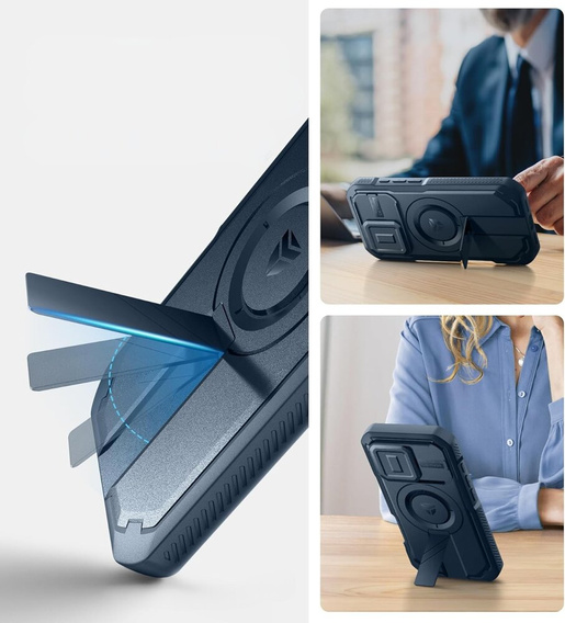 Etui pancerne Dexnor CamProtect z MagSafe do iPhone 16 Pro