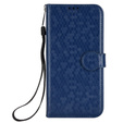 Etui Wallet Rhombus z klapką do Realme C71 – eleganckie i praktyczne, niebieskie