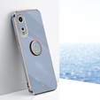 Etui do Oppo A78 5G, Electro Ring, niebieskie