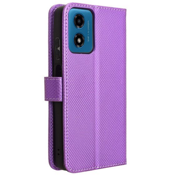 Etui z klapką do Motorola Moto G24 / G24 Power / G04, Wallet Smart Magnet, fioletowe