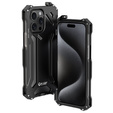 Etui R-JUST do iPhone 15 Pro, pancerne Hollow Armour, czarne