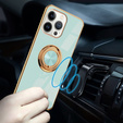 Etui do iPhone 13 Pro, Electro Ring, zielone