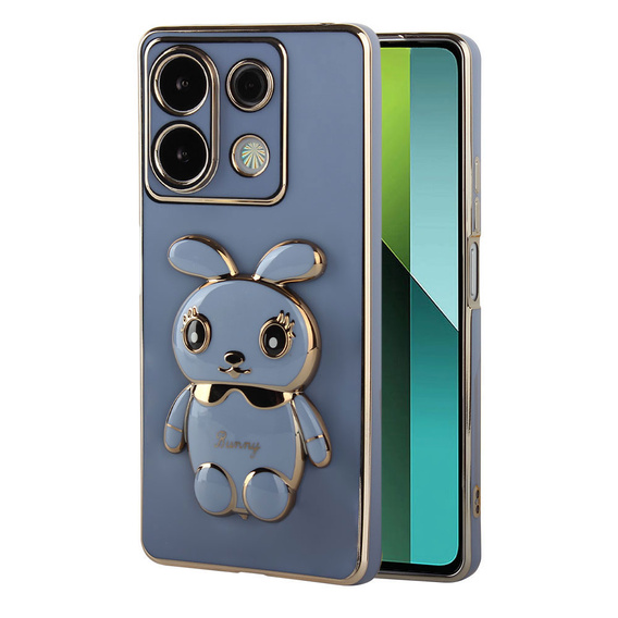 Etui do Xiaomi Redmi Note 13 Pro 5G, Rabbit, niebieskie + Szkło Hartowane 9H