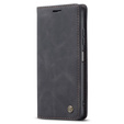 Etui CASEME do Xiaomi Redmi Note 11 Pro 4G/5G, Leather Wallet Case, czarne