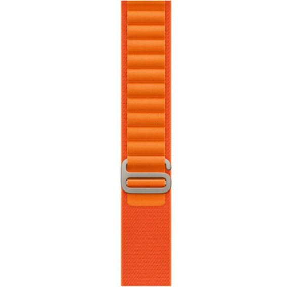 Pasek Nylonowy do Samsung Galaxy Watch 4/5/6 40/42/43/44/45/46/47mm, Pomarańczowy