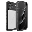 Etui do iPhone 17 Pro Max, Wodoodporne IP68 Redpepper, czarne