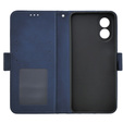 Etui z klapką do Oppo A38 4G / Oppo A18 4G, Card Slot, niebieskie
