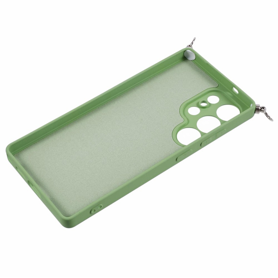 Etui  do Samsung Galaxy S25 Ultra z paskiem na ramię– zielone