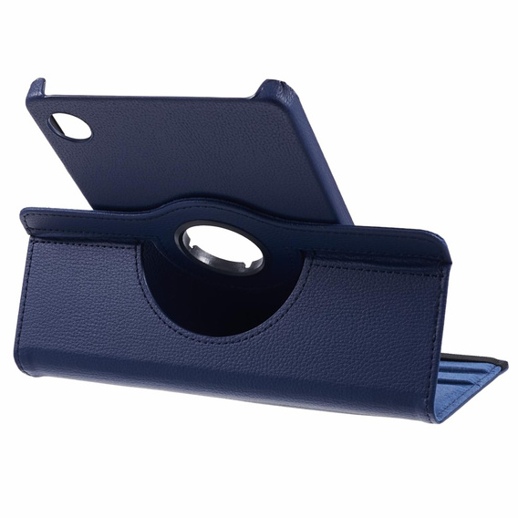 Etui do Samsung Galaxy Tab A9, Obrotowe 360, granatowe