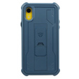 Etui pancerne do iPhone XR, Dexnor Full Body, granatowe