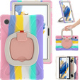 Etui dla dzieci do Samsung Galaxy tab A8 10.5 SM-X200 SM-X205, pancerne z paskiem, wielokolorowe